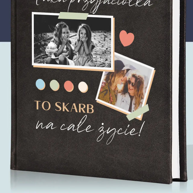 Fotokolaż: Przyjaciółka Skarb - Planer Książkowy z Nadrukiem