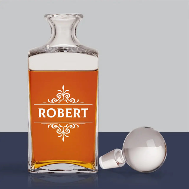 Monogram: Imię Elegant - Karafka Do Whisky z Grawerem