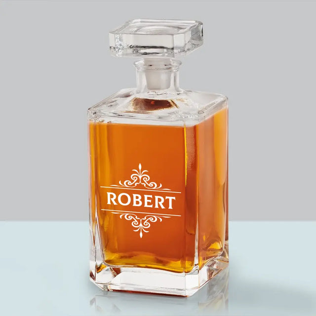 Monogram: Imię Elegant - Karafka Do Whisky z Grawerem