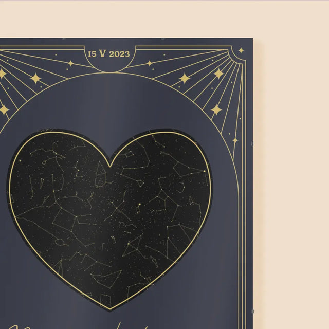 Mapa Gwiazd: Nowa Droga Życia - Personalizowany Plakat