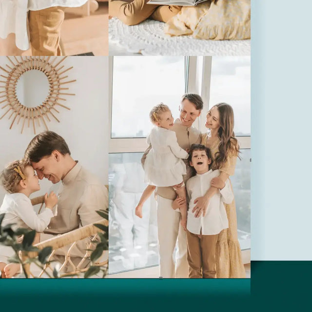 Fotokolaż: 4 Zdjęcia - Personalizowany Plakat