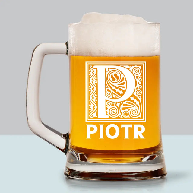 Monogram: Monogram Imię - Kufel Do Piwa