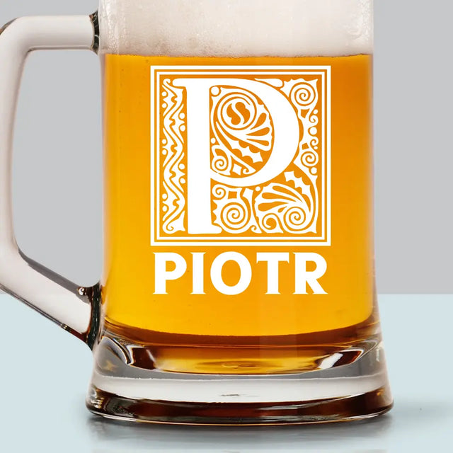 Monogram: Monogram Imię - Kufel Do Piwa