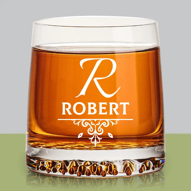 Monogram: Inicjał Elegant - Szklanka Do Whisky