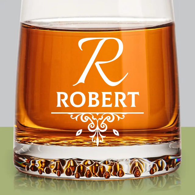 Monogram: Inicjał Elegant - Szklanka Do Whisky