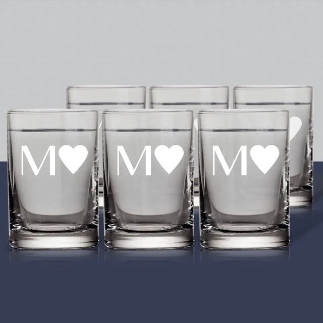 Monogram: Monogram Serce - Kieliszek Do Wódki