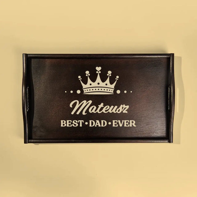 Monogram: Best Dad - Taca Śniadaniowa