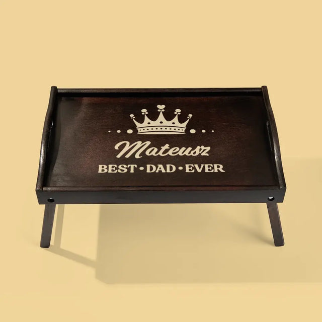 Monogram: Best Dad - Taca Śniadaniowa