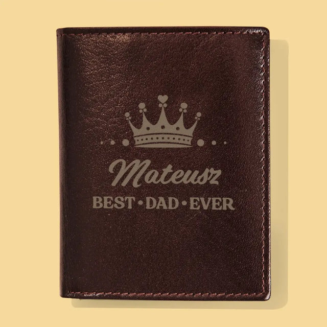 Monogram: Best Dad - Portfel Męski z Grawerem
