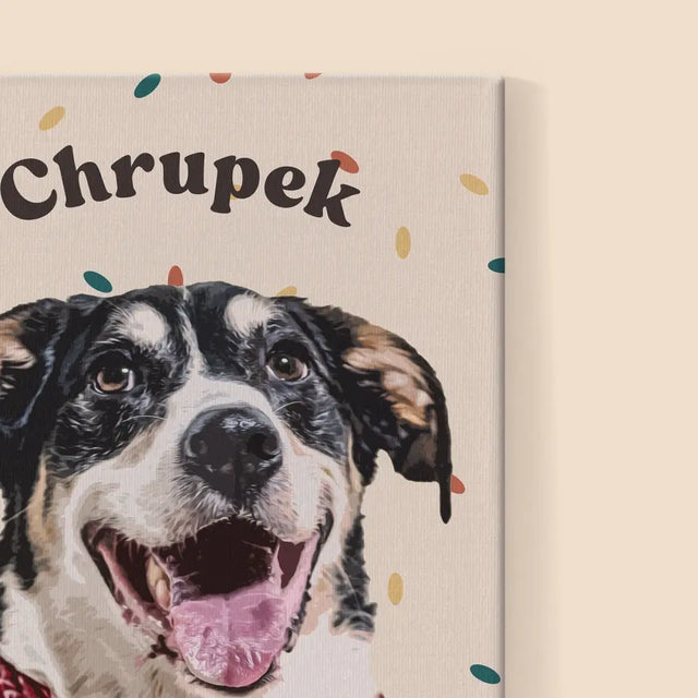 Portret Zwierzaka: Kundelek - Wydruk ze Zdjęciem Zwierzaka