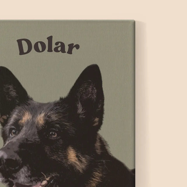 Portret Zwierzaka: Owczarek Niemiecki - Wydruk ze Zdjęciem Zwierzaka