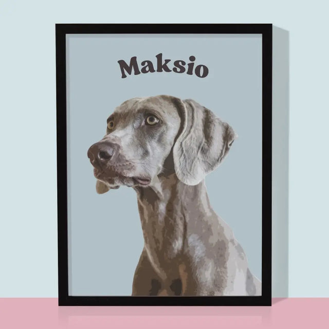 Portret Zwierzaka: Wyżeł - Wydruk ze Zdjęciem Zwierzaka