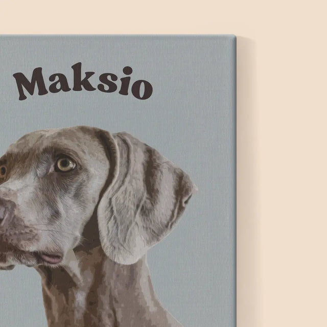 Portret Zwierzaka: Wyżeł - Wydruk ze Zdjęciem Zwierzaka