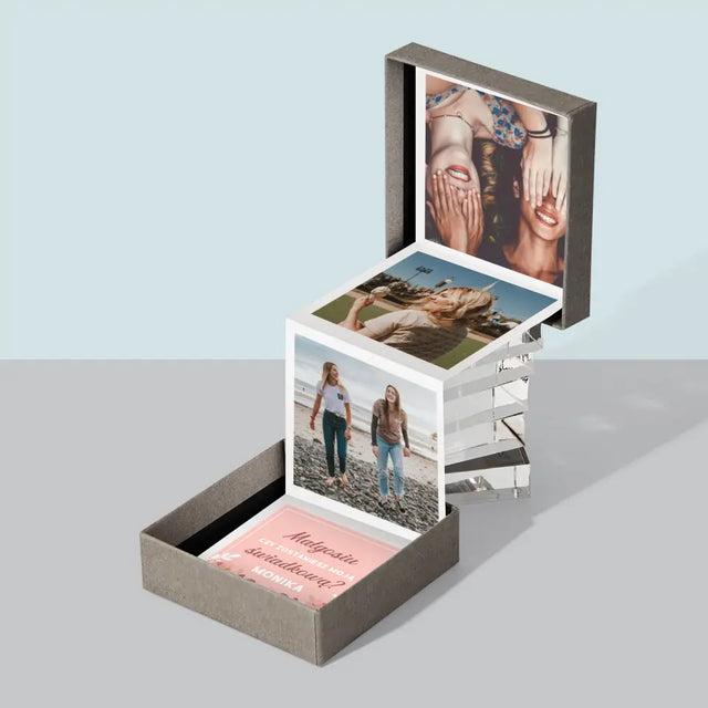 Fotokolaż: Prośba o Zostanie Świadkową - Zestaw Zdjęć Harmonijka