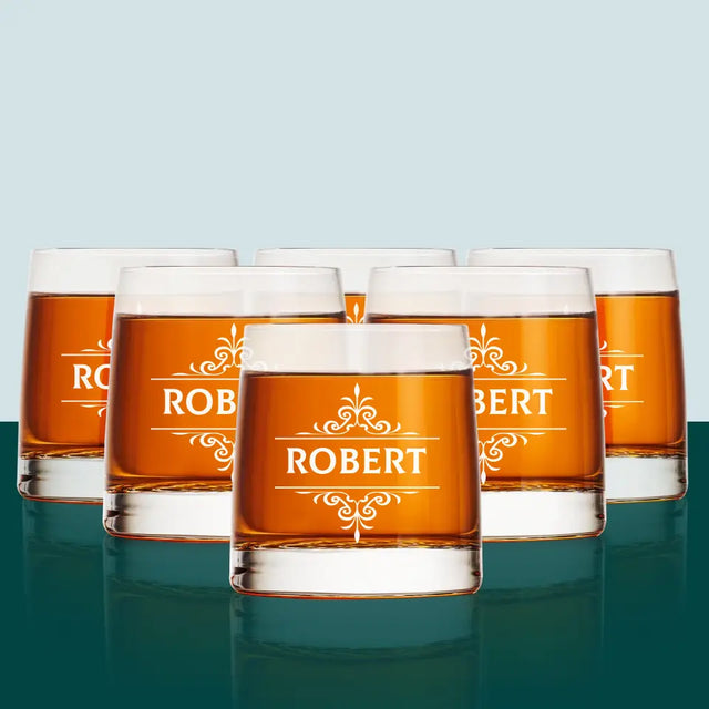 Monogram: Imię Elegant - Szklanka Do Whisky