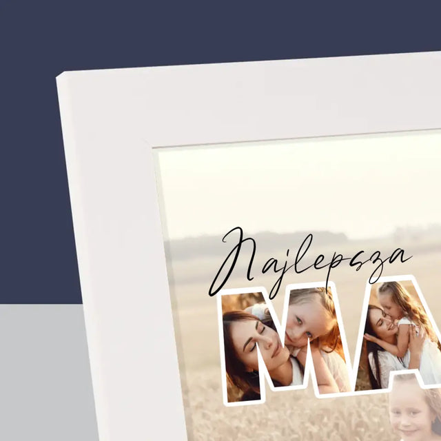 Słowo Ze Zdjęć: Najlepsza Mama Na Świecie Zdjęcia - Ramka Na Zdjęcie
