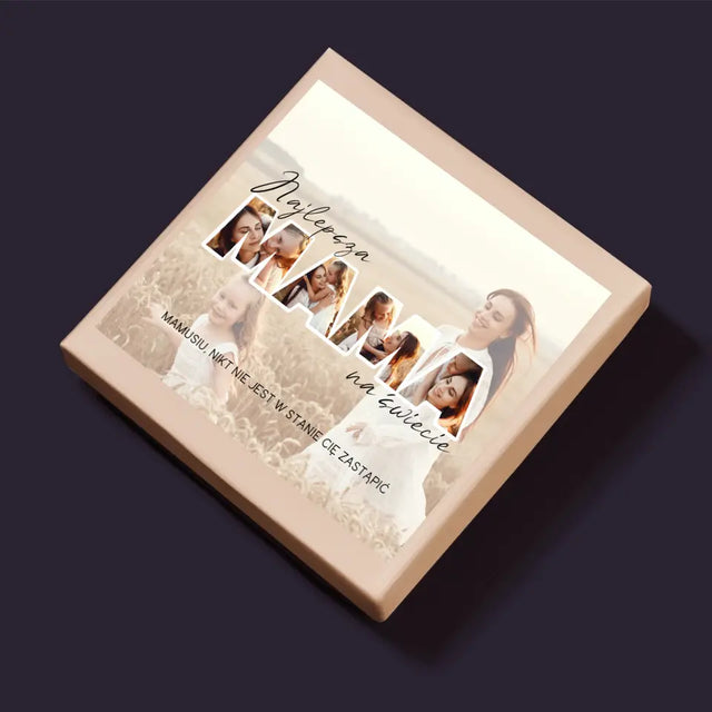 Słowo Ze Zdjęć: Najlepsza Mama Na Świecie Zdjęcia - Personalizowane Puzzle