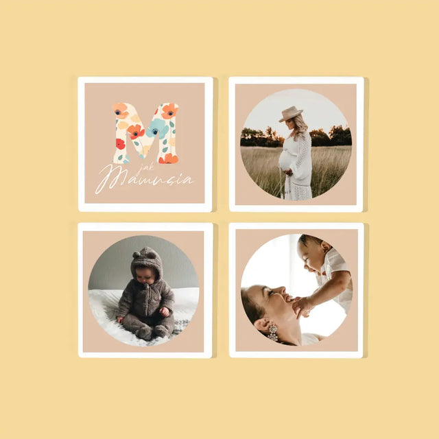 Fotokolaż: M Jak Mamusia - Podkładki Pod Kubki