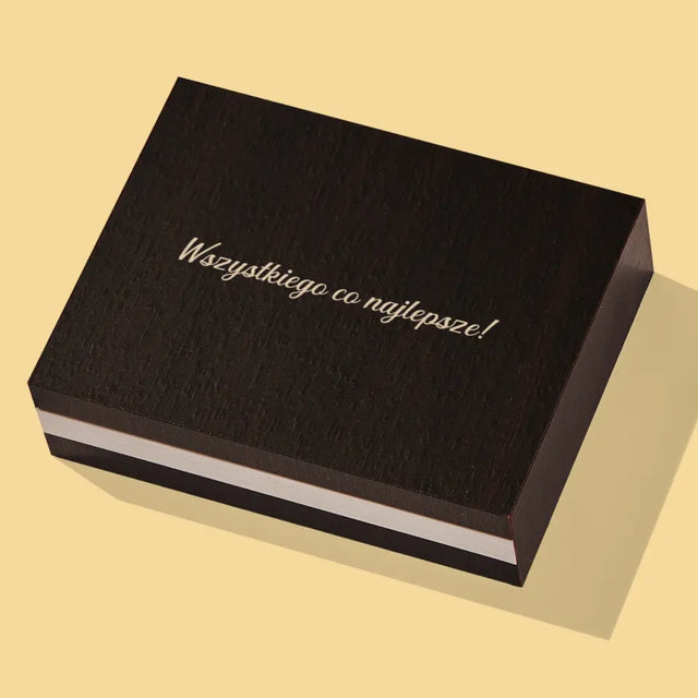 Monogram: Imię Elegant - Portfel Męski z Grawerem