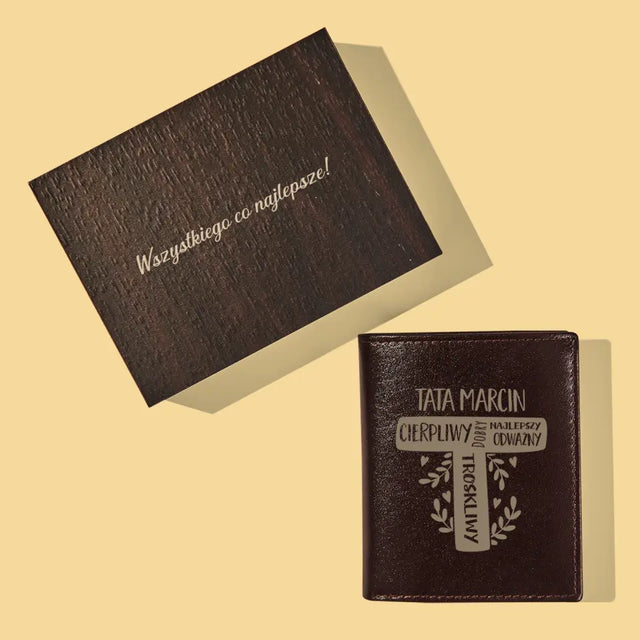 Monogram: Tata Cechy - Portfel Męski z Grawerem