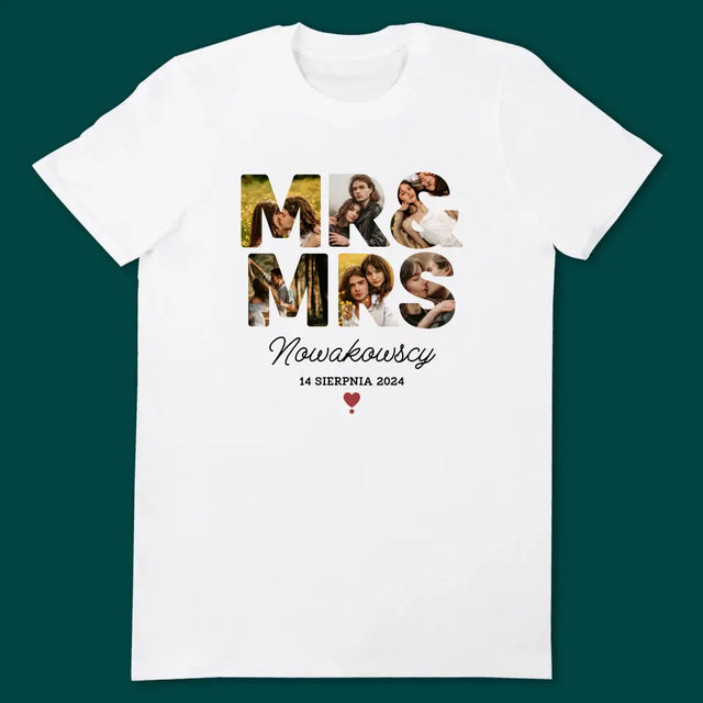 Słowo Ze Zdjęć: Mr&Mrs - Koszulki Dla Par