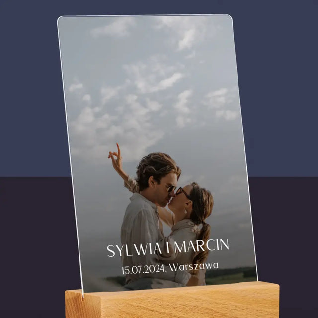 Mapa Gwiazd: Ślub - Wydruk Na Szkle Akrylowym