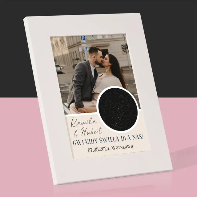 Mapa Gwiazd: Gwiazdy Świecą Dla Nas - Ramka Na Zdjęcie