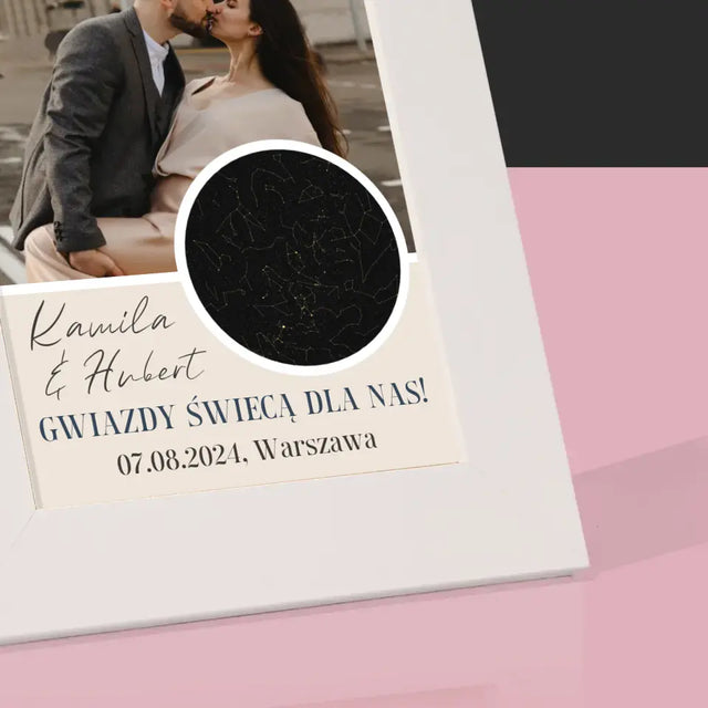 Mapa Gwiazd: Gwiazdy Świecą Dla Nas - Ramka Na Zdjęcie