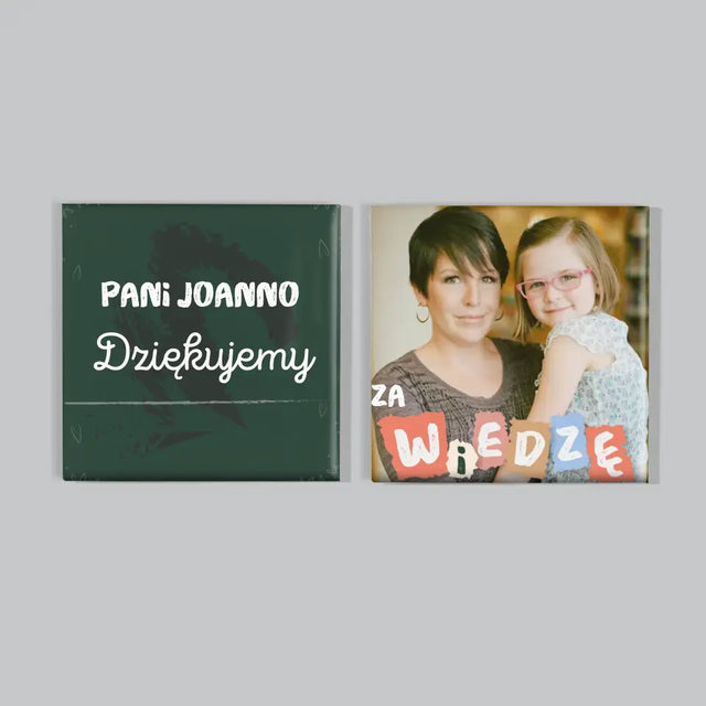 Fotokolaż: Dziękujemy Za Wiedzę - Zestaw Magnesów z Nadrukiem
