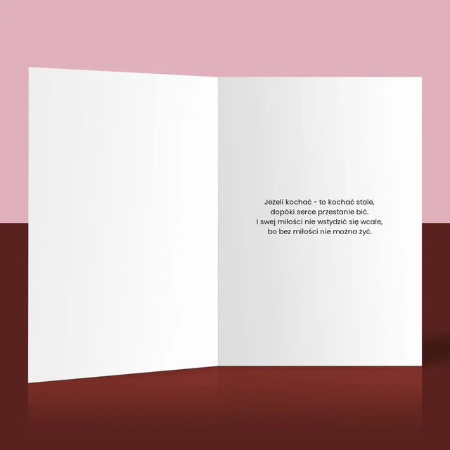 Fotokolaż: Niech Wasza Miłość Trwa Wiecznie - Kartka z Życzeniami