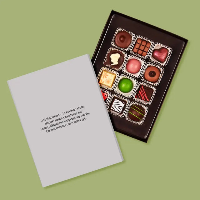 Fotokolaż: Niech Wasza Miłość Trwa Wiecznie - Personalizowane Praliny