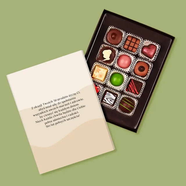 Słowo Ze Zdjęć: 30 Urodziny - Personalizowane Praliny