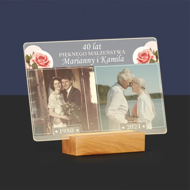 Fotokolaż: Wspólne Lata - Wydruk Na Szkle Akrylowym