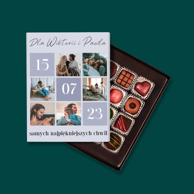 Fotokolaż: Najlepsze Chwile - Personalizowane Praliny