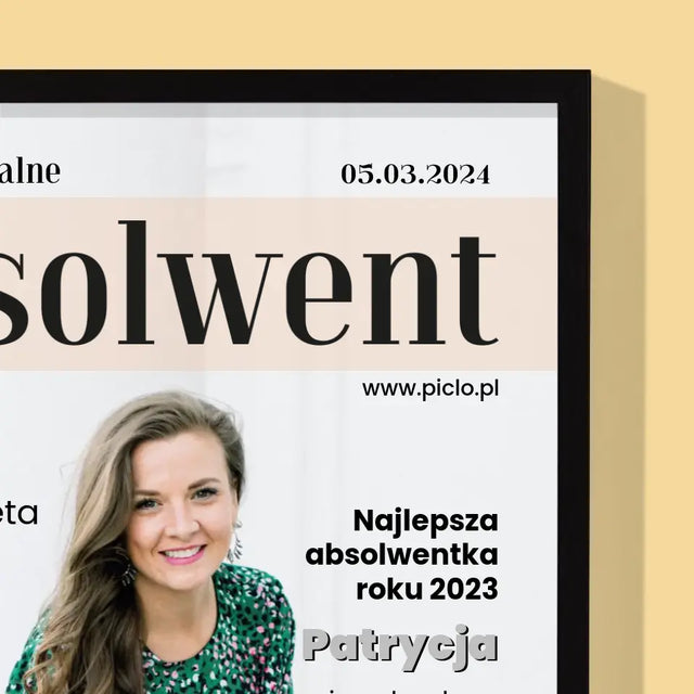 Okładka Magazynu: Absolwent - Wydruk Obramowany