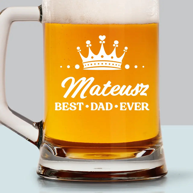 Monogram: Best Dad - Kufel Do Piwa