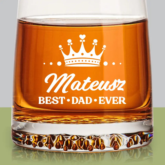 Monogram: Best Dad - Szklanka Do Whisky