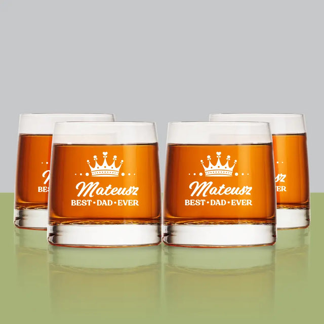 Monogram: Best Dad - Szklanka Do Whisky