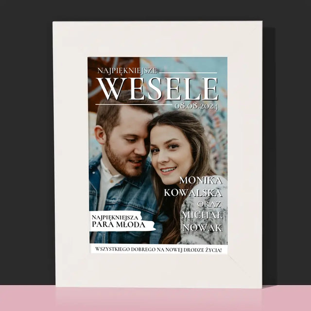 Okładka Magazynu: Najpiękniejsze Wesele - Ramka Na Zdjęcie