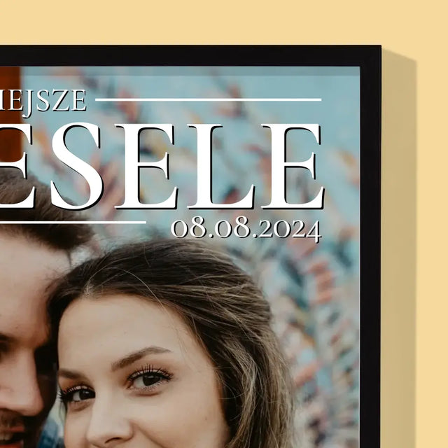 Okładka Magazynu: Najpiękniejsze Wesele - Wydruk Obramowany 30x40