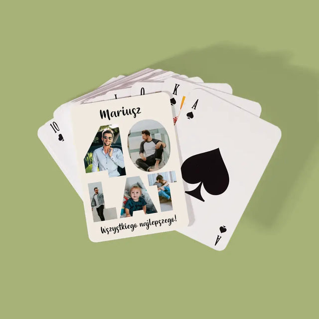 Słowo Ze Zdjęć: 40 Lat - Karty Do Gry