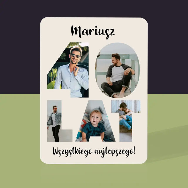 Słowo Ze Zdjęć: 40 Lat - Karty Do Gry