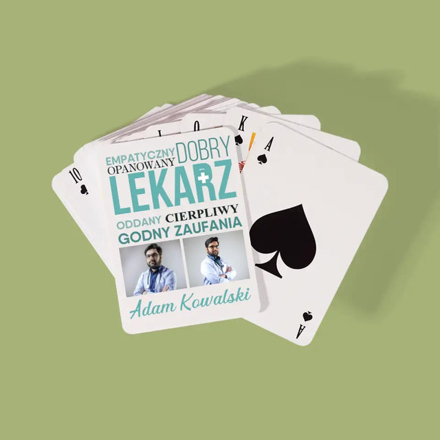Fotokolaż: Lekarz Cechy - Karty Do Gry