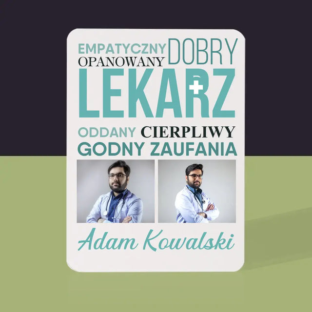 Fotokolaż: Lekarz Cechy - Karty Do Gry