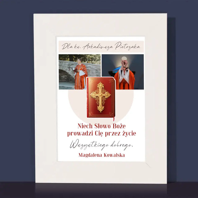 Fotokolaż: Słowo Boże - Ramka Na Zdjęcie