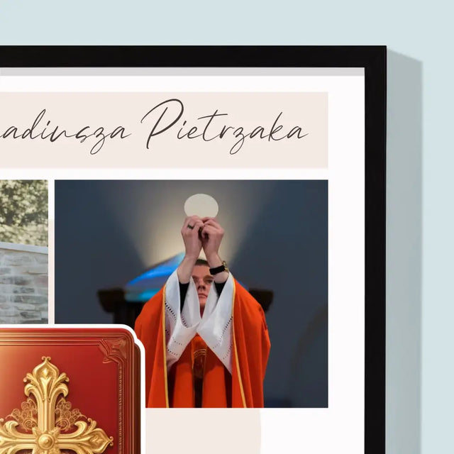 Fotokolaż: Słowo Boże - Wydruk Obramowany