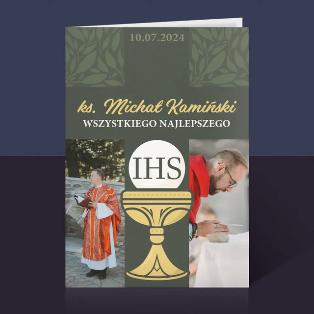 Fotokolaż: Wszystkiego Najlepszego Krzyż - Kartka z Życzeniami