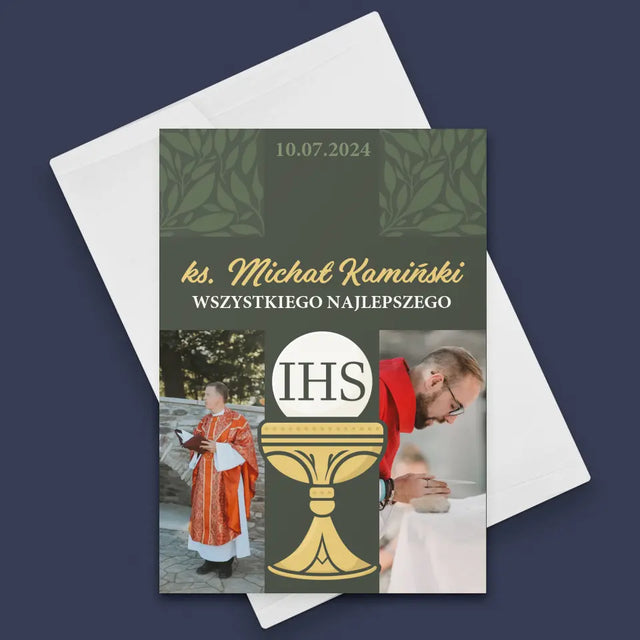 Fotokolaż: Wszystkiego Najlepszego Krzyż - Kartka z Życzeniami