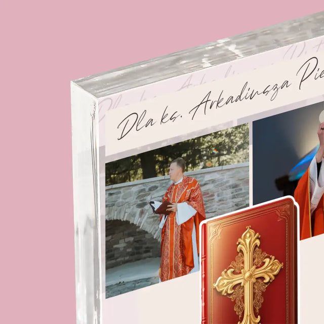 Fotokolaż: Słowo Boże - Blok Akrylowy z Nadrukiem