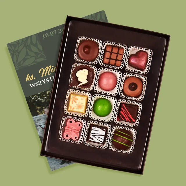 Fotokolaż: Wszystkiego Najlepszego Krzyż - Personalizowane Praliny